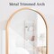Best Choice Products Door/Wall Mounted Arch Mirror Jewelry Armoire, w/ Metal Frame, Lockable Door
